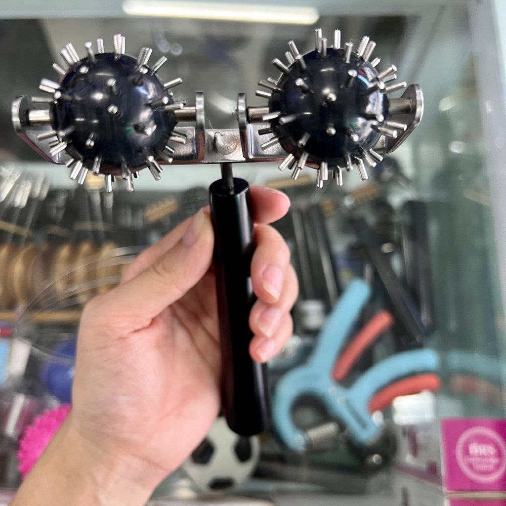 CÂY LĂN CẦU ĐINH ĐÔI GAI INOX DIỆN CHẨN