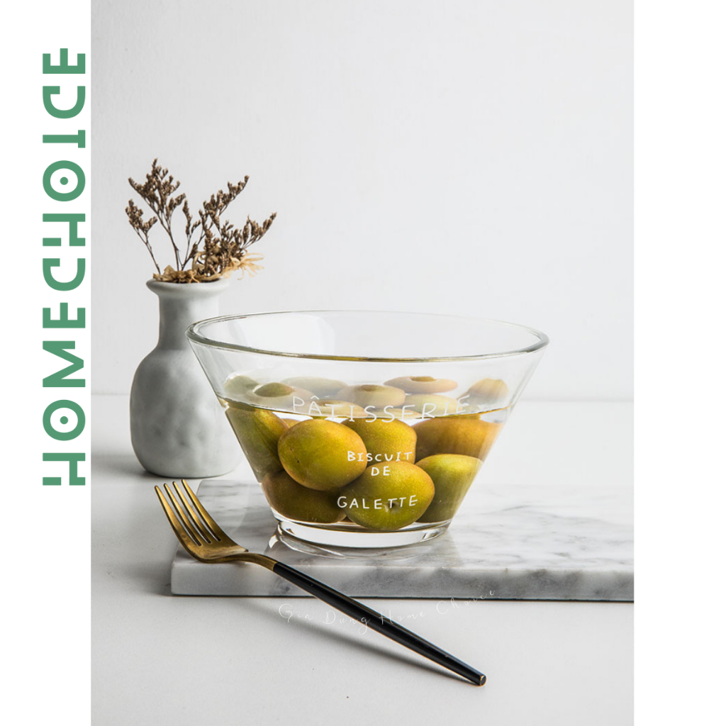 Bát thủy tinh HomeChoice hottrend phong cách Hàn Quốc