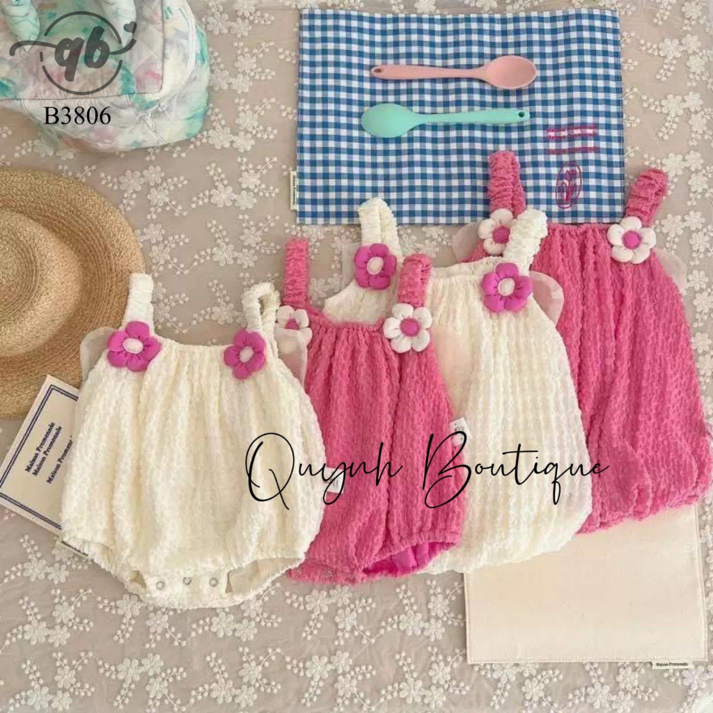 Body Hai Dây Xốp Body Hai Dây Đính Hoa Quỳnh Boutique
