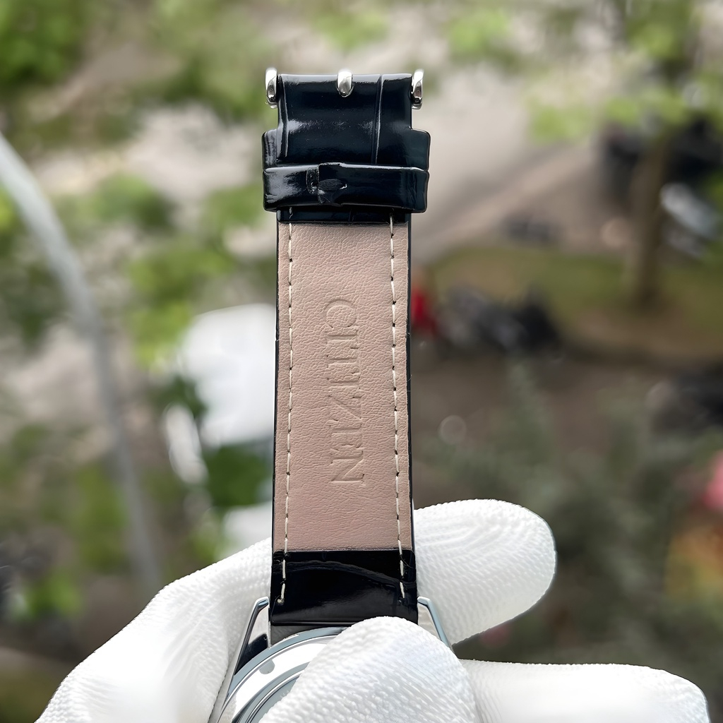 Đồng Hồ Nam Citizen - Dây Da Cao Cấp - Kiểu Dáng Lịch Lãm - Có Lịch Ngày - Bảo Hành 12 Tháng