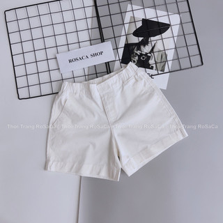 Quần SHORT KAKI NỮ Lưng Thun Đẹp Chuẩn Dáng