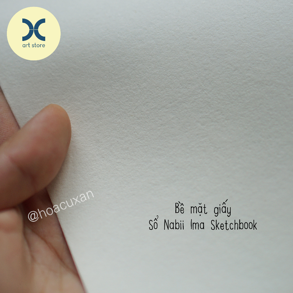 Sổ vẽ Nabii Ima Sketchbook Size A5 32 tờ định lượng 160gsm dùng để vẽ chì/sketch