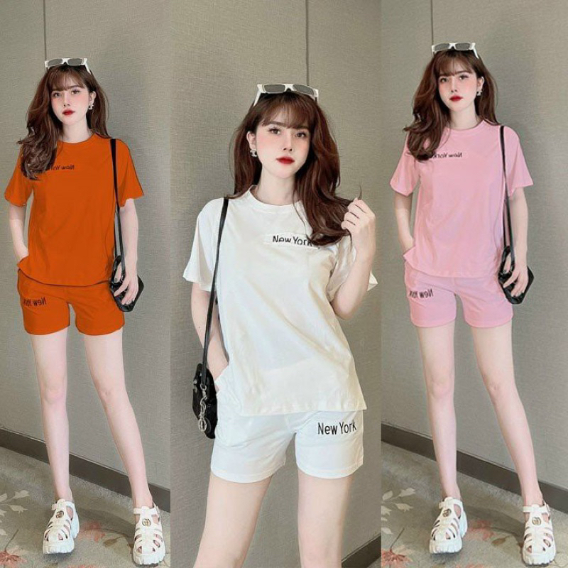 SET SHORT THÊU CHỮ CAO CẤP