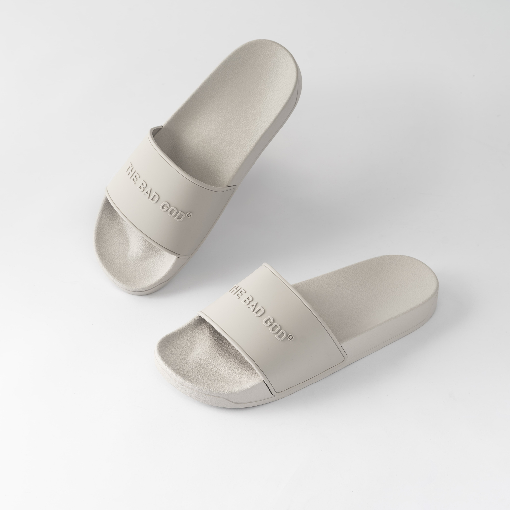Dép quai ngang slipper The Bad God Basic màu nâu cao cấp fullbox X01 Brown