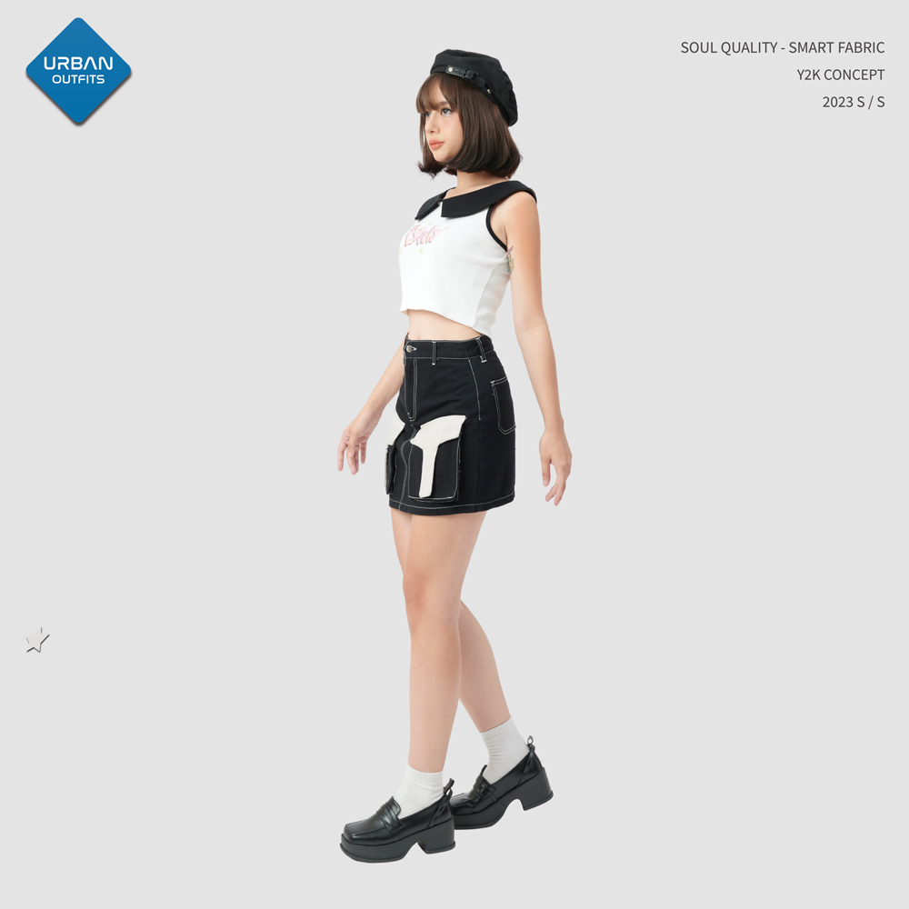 Áo Thun 3 Lỗ Croptop CRT003 Urban Outfits / Esmée