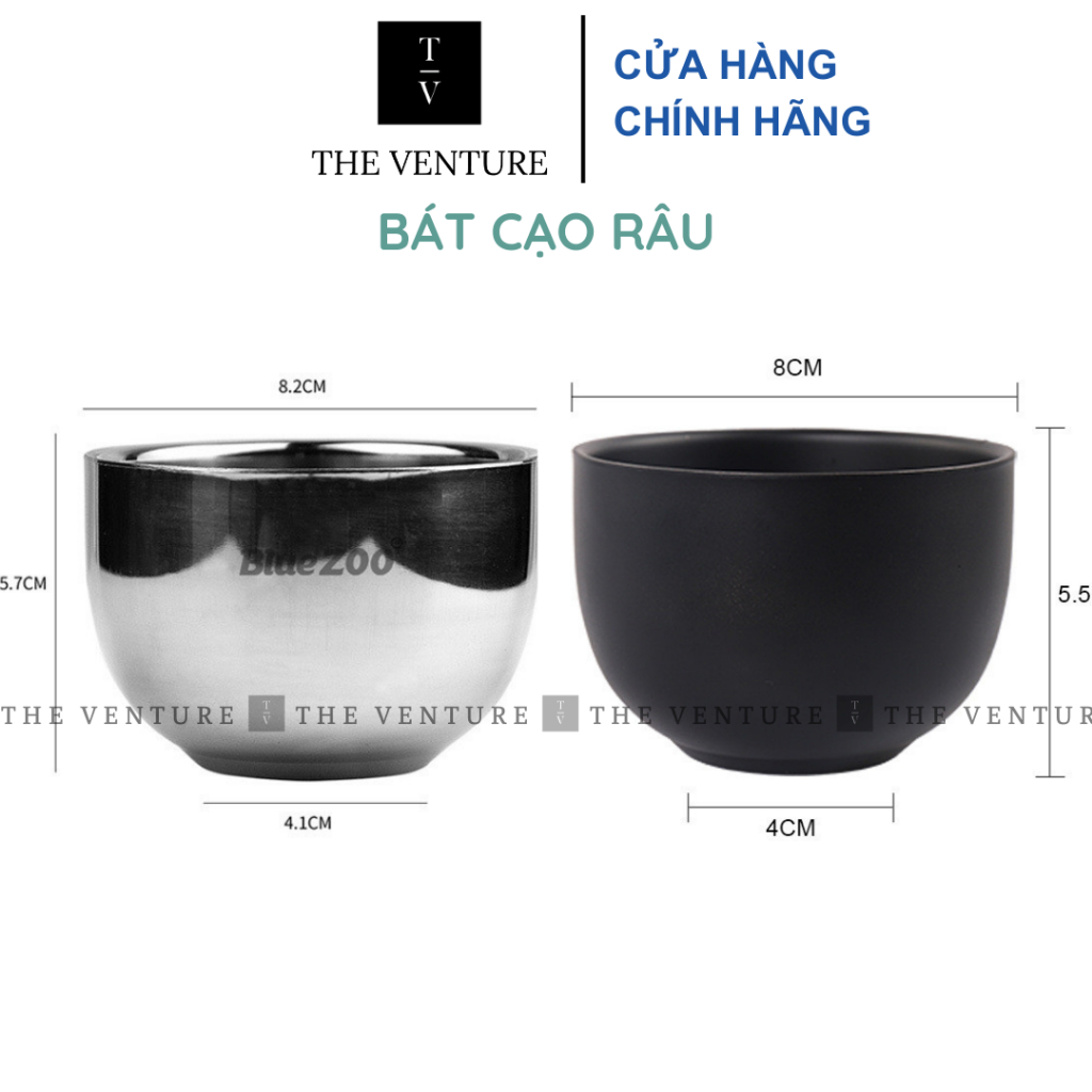Bát Cạo Râu Inox 304 Bluezoo