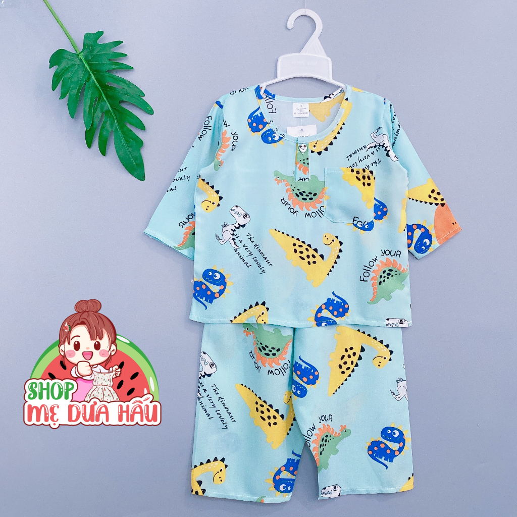 Bộ bé trai vải lanh, quần áo bé trai, đồ tole bé trai cao cấp size 8-40kg shop mẹ dưa hấu