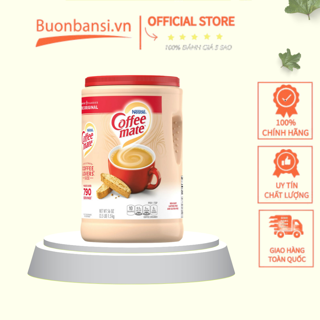Bột Kem Pha Cà Phê Nestle Coffee Mate Original 1,5kg Mỹ