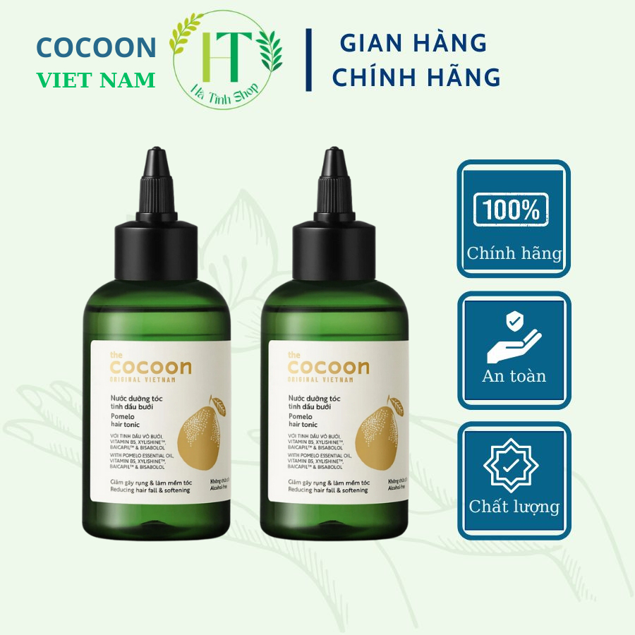 Combo nước dưỡng tóc tinh dầu bưởi Cocoon 140ml Thanh Mộc Hương Hà Tĩnh