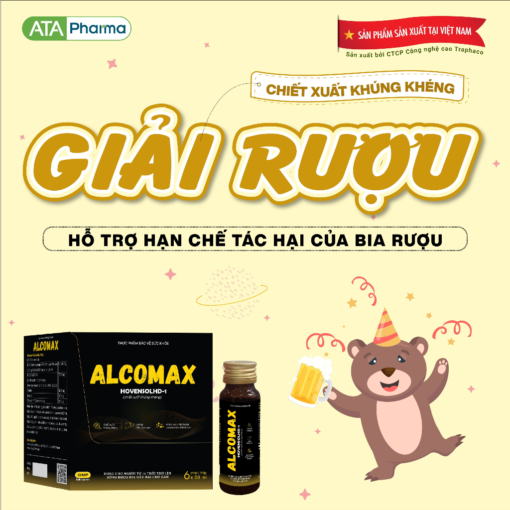 Mua Nước Giải rượu bia do Traphaco CNC sản xuất Alcomax, làm mát Gan ...
