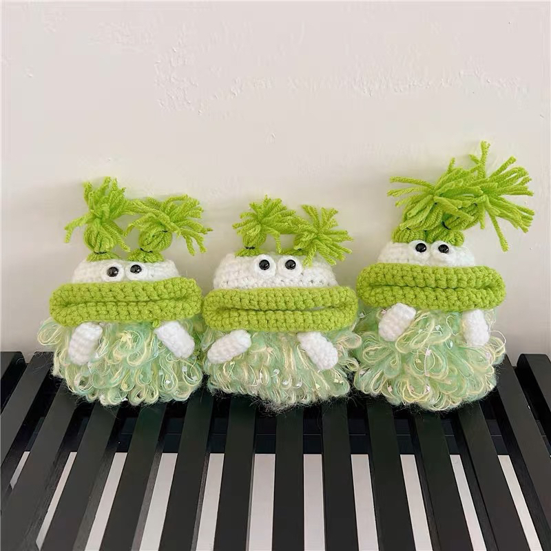 CASE bảo vệ Airpod 1/2/pro/3 đan len HANMADE độc đáo, cute dễ thương len móc