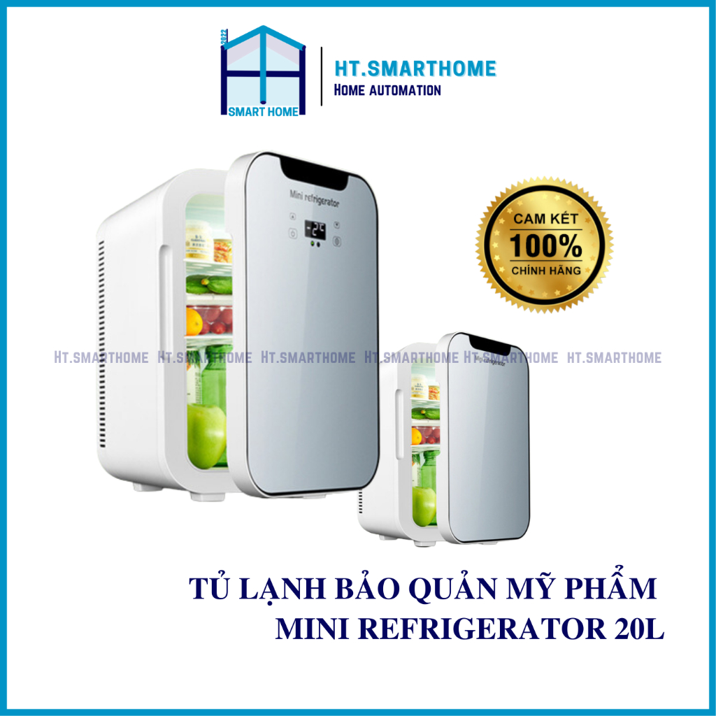 Tủ lạnh mini bảo quản mỹ phẩm, sữa mẹ Refrigerator 20L - Tủ lạnh du lịch dã ngoại để ô tô