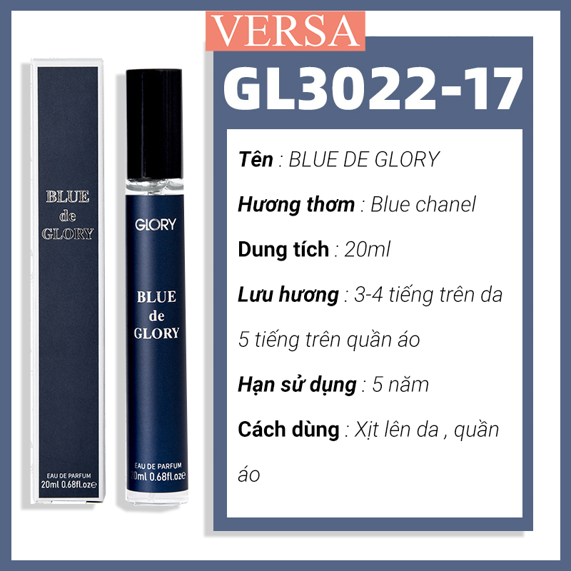 Nước hoa nam LOVALI-GLORY lưu hương lâu chính hãng dịu nhẹ, cuốn hút con gái cho học sinh, sinh viên 20ml LV08