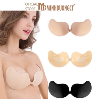  Miếng Dán Ngực Cài Trước Hình Quả Xoài Siêu BÁM - TẠO KHE- ĐẨY NGỰC nhẹ - Áo Dán Silicon Cài Trước Loại Mỏng 