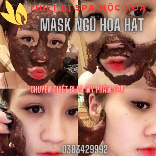 1kg Mặt nạ ngũ hoa hạt  Handmade Trắng da Giảm mụn