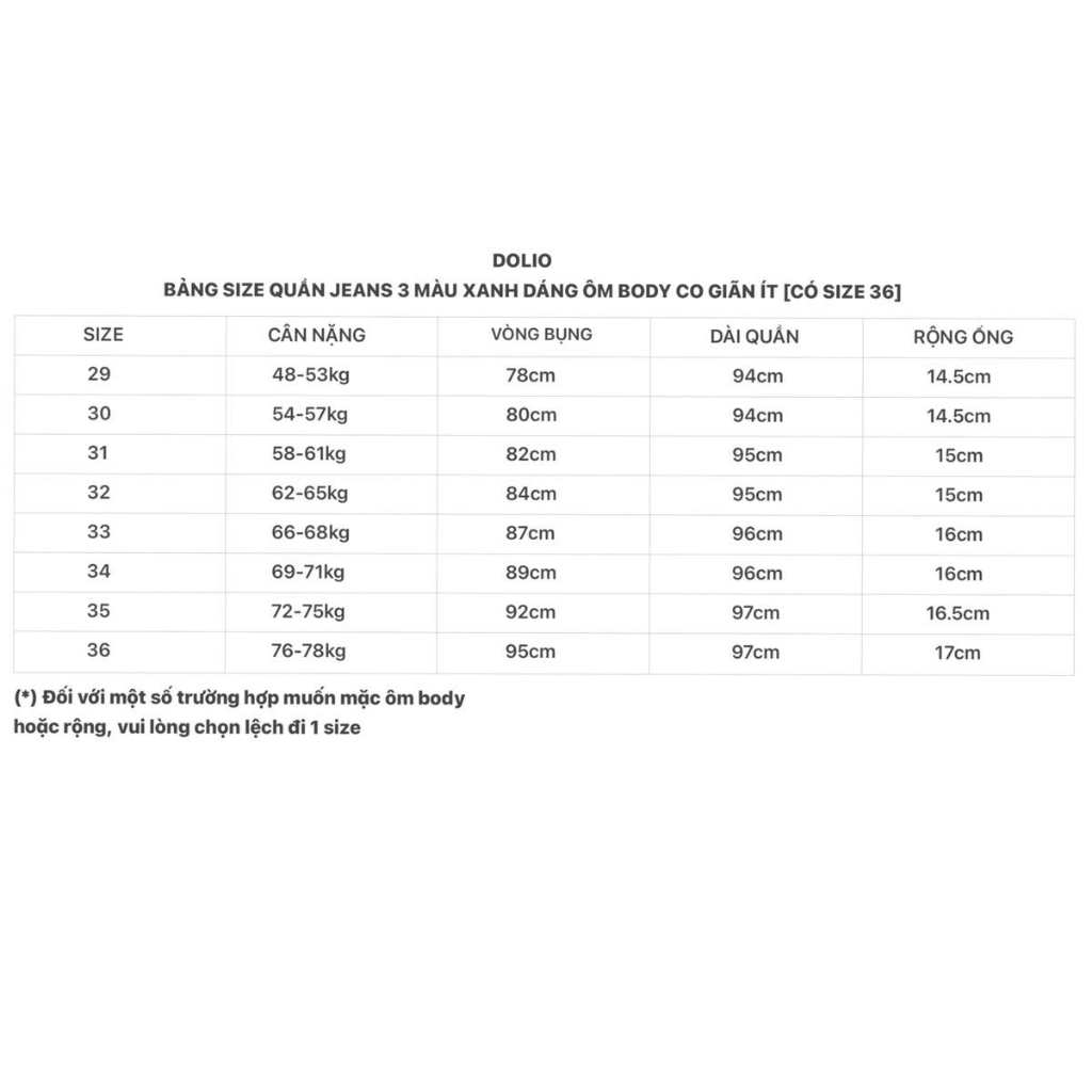 Quần Jeans Màu Xanh DOLIO Chất Cotton, Co Giãn Ít, Form Ôm Vừa