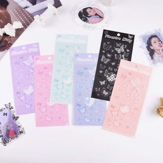 Sticker tấm hình bướm trang trí Toploader