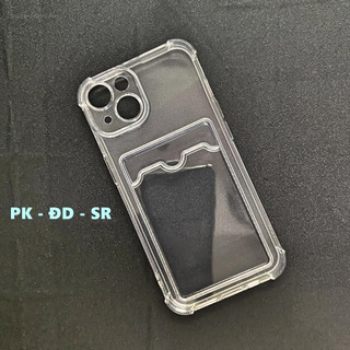 Ốp lưng iphone 14 dẻo trong chống sốc đựng card