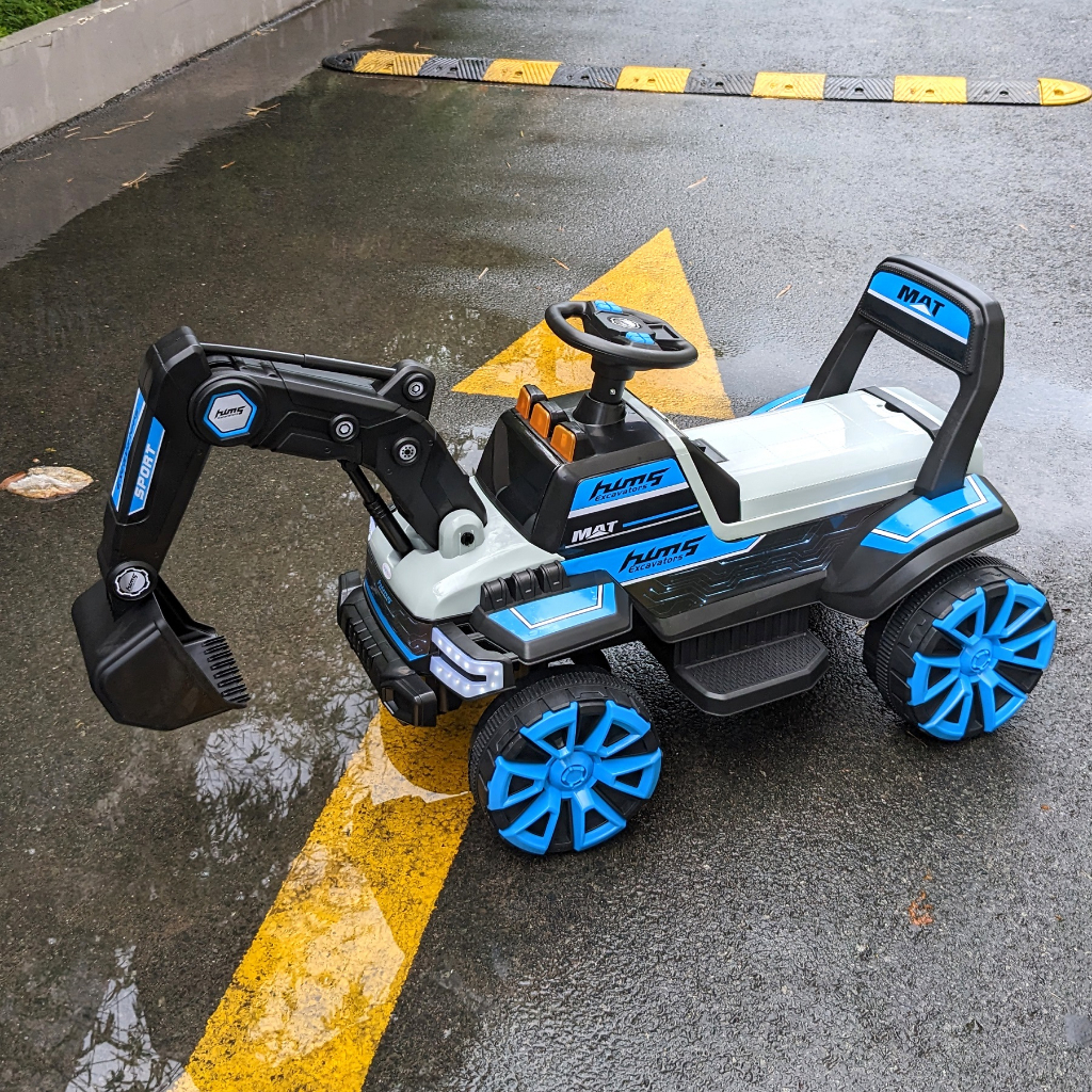 Xe chạy điện cho bé mô hình xe múc BABY PLAZA BLF-116