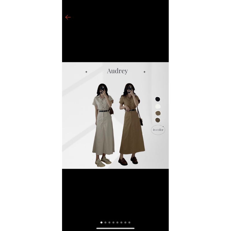 PASS SET SƠMI CVAY DÀI AUDREY