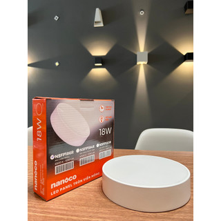 Đèn LED Panel ốp nổi viền mỏng tròn Nanoco