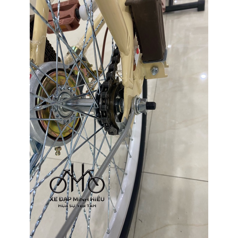 Xe đạp nữ WALABA bình đựng nước siêu bền đẹp size 26 inch