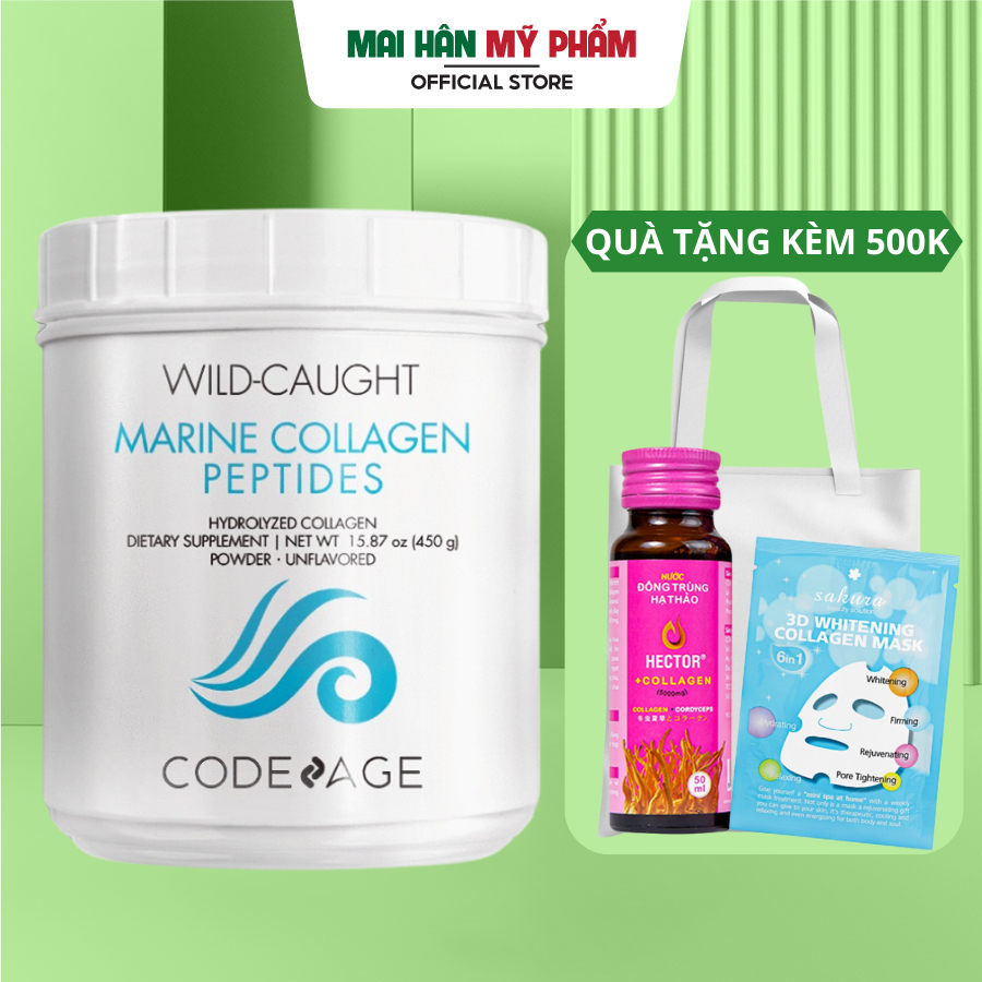 Bột Collagen giúp trẻ hóa da CodeAge Marine Collagen Peptides 450g