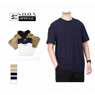 Áo Thun nam cổ tròn basic Soonvn, chất liệu cotton tổ ong 5 màu |LT01