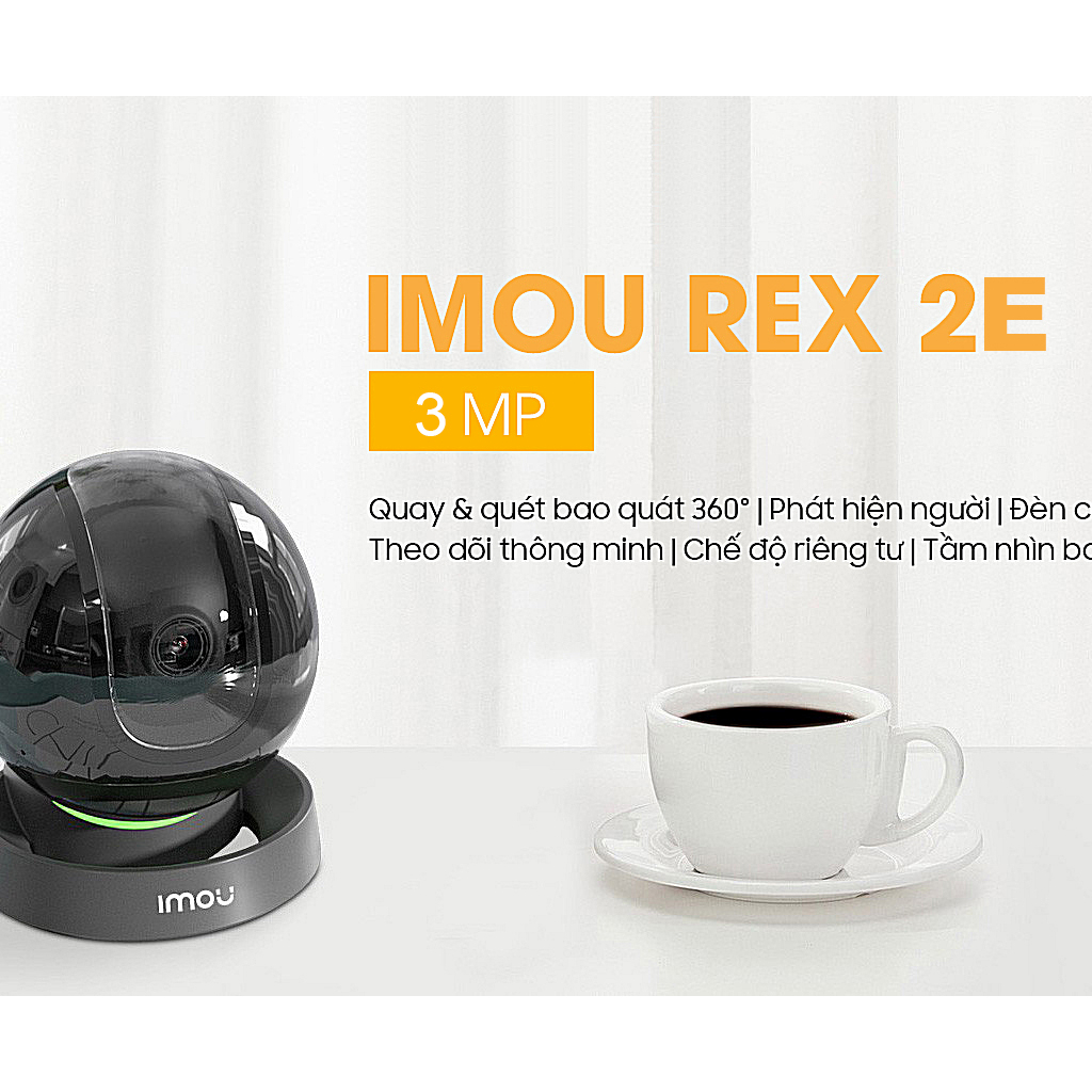 Camera IP hồng ngoại không dây 3.0 Megapixel DAHUA IPC-GK2DP-3C0WE IMOU Quay Quét 360 Độ, Đàm Thoại 2 Chiều, BH 2 Năm