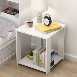 Bàn trà sofa, kệ đầu giường 2 tầng để đồ đa năng 40x40cm home decor phòng khách-GP23