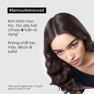 Tinh chất mọc tóc L'Oréal Professionnel Serioxyl Advanced 90ml - dạng Xịt (Spray)