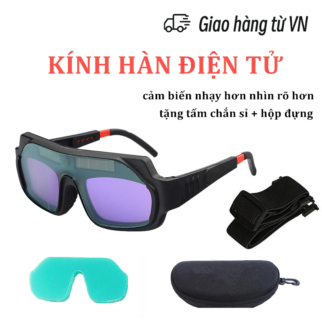 Kính Hàn Quang Điện Biến Thiên Tự Động Kính Bảo Hộ Chống Tia Cực Tím Bức Xạ Hồng Ngoại Chói Mắt Kính Bảo Vệ