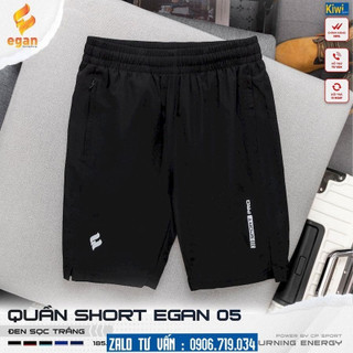 Quần short thể thao nam egan 5 hàng cao cấp, chính hãng, vải nhẹ mát mẻ