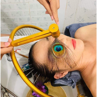 Lông công dùng trong gội đầu dưỡng sinh + trang trí dưỡng sinh