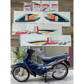 Tem wave alpha xanh nhớt 2002 chính hãng