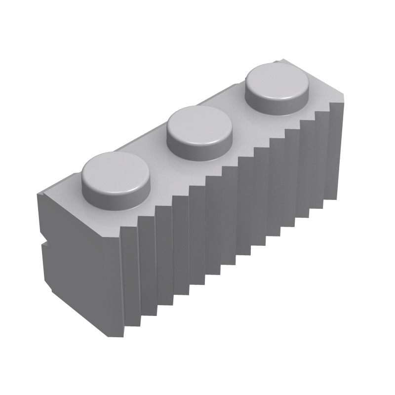 Combo 10 viên Gạch 1x3  - Đồ chơi lắp ráp Gạch MOC part Gạch vân tường gạch xây thành 1x3 brick