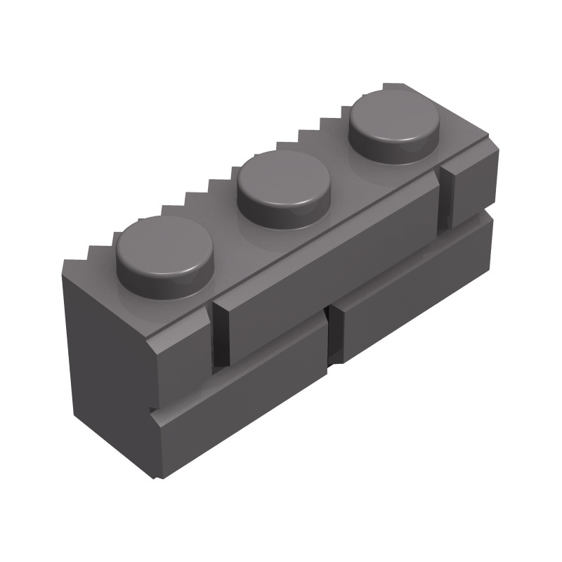 Combo 10 viên Gạch 1x3  - Đồ chơi lắp ráp Gạch MOC part Gạch vân tường gạch xây thành 1x3 brick