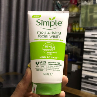 Sữa Rửa Mặt Simple Dành Cho Da Thường,Da Mụn 150ml