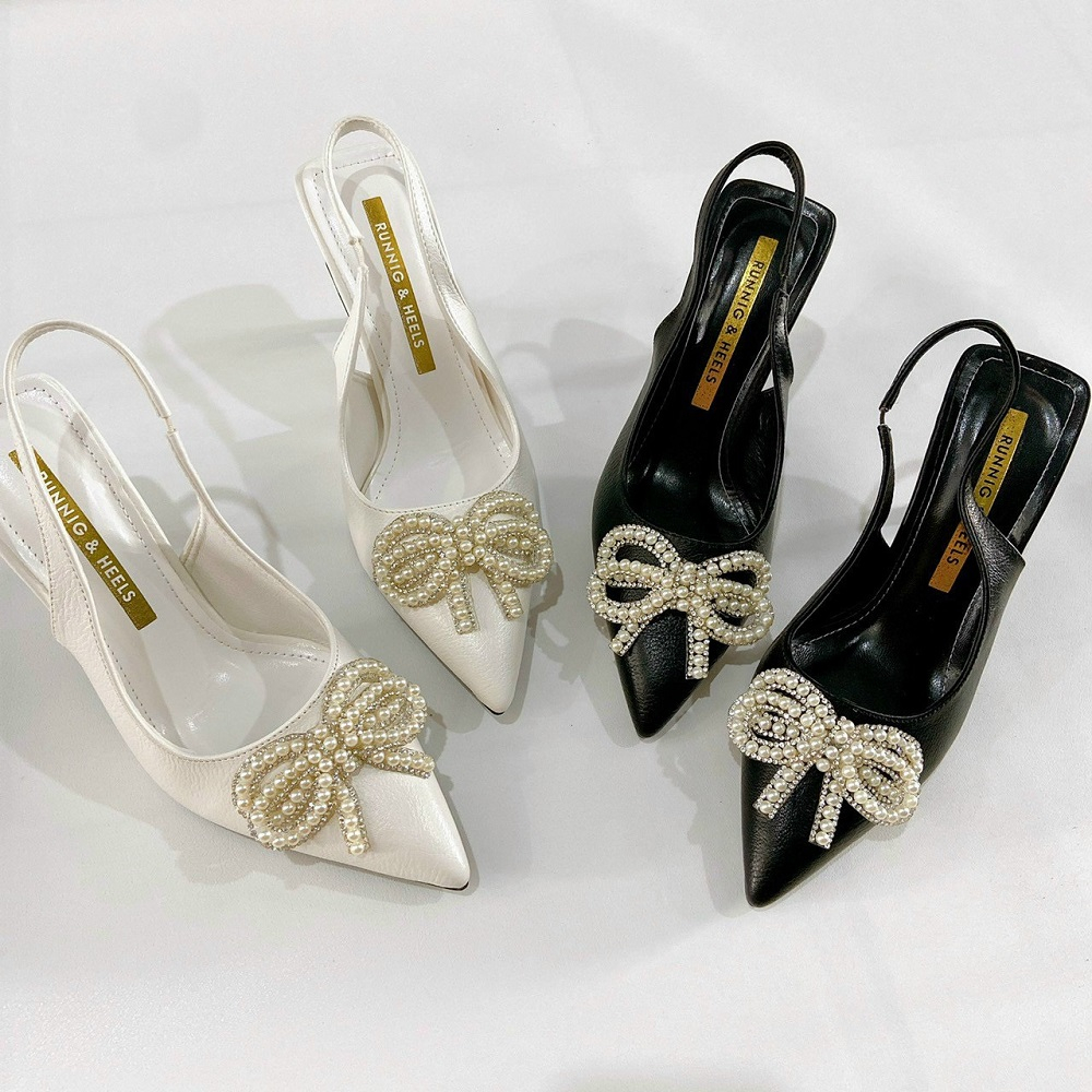 Giày cao gót /Giày Nữ 7 Phân Mặt Đá Vuông  Cao Cấp Chất Da Siêu Mềm Mại Hàng VN Video ( FOM RỘNG ĐẶT LÙI SIZE)