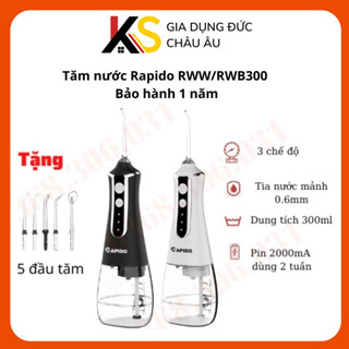 [CÓ SẴN] Máy tăm nước Rapido công nghệ Đức loại bỏ mảng bám cao răng có video review
