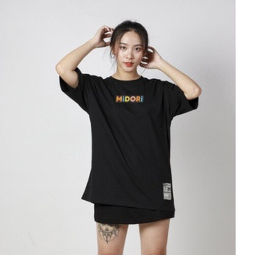 Áo Thun Form Rộng Tay Lỡ Unisex phông Nam Nữ In Nổi MDR V1 Local Brand Midori M Studio