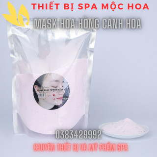 Mặt nạ collagen hoa hồng, bột hoa hồng cánh hoa handmade mask trắng da chăm sóc da mặt căng bóng