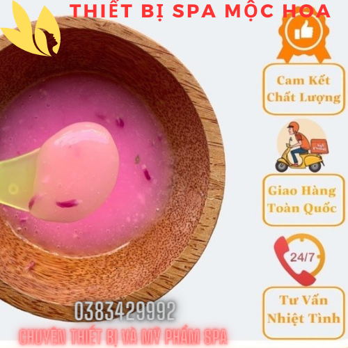Mặt Nạ Collagen Hoa Hồng, Bột Hoa Hồng Cánh Hoa Handmade Mask Trắng Da Chăm Sóc Da Mặt Căng Bóng