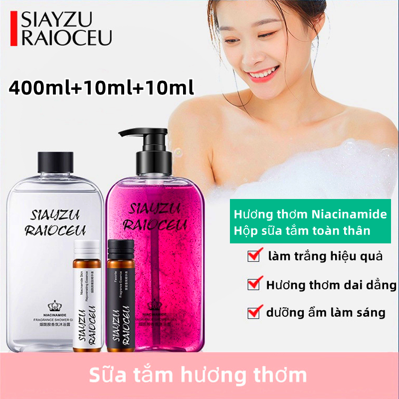 Sữa tắm nước hoa  420ML DIY tự pha Hương thơm quyến rũ và bí ẩn Lưu hương lâu dưỡng ẩm sáng da mờ thâm