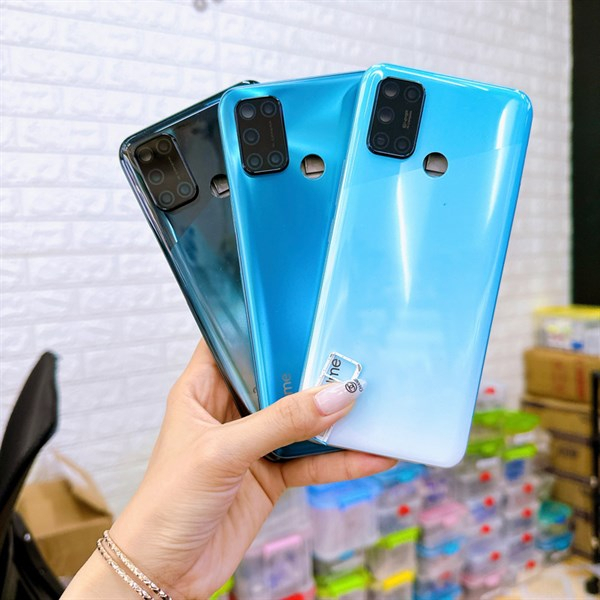 Bộ vỏ Realme C17 / Realme 7i zin đẹp nấu máy chuẩn hàng như hình