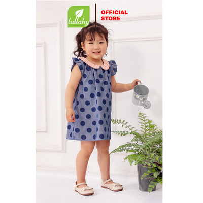 LULLABY - NH181V - Đầm bé gái cổ bèo