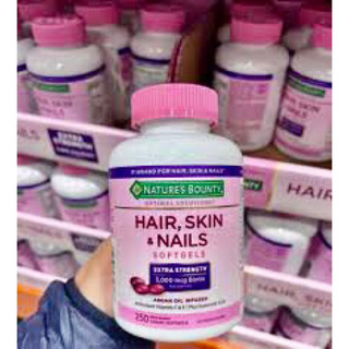 🌷🌸[HSD 09/2025] Viên Uống Đẹp Da Tóc và Móng 250 viên của Mỹ Nature’s Bounty HAIR SKIN & NAILS🌸🌷