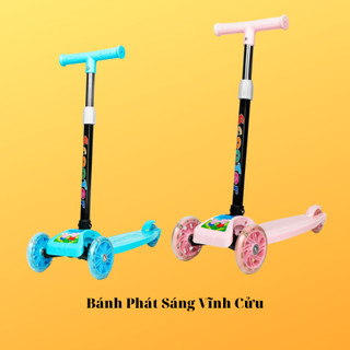 Xe Trượt Scooter 3 Bánh Cho Trẻ Em HY01 , 2 màu có bánh đèn phát sáng
