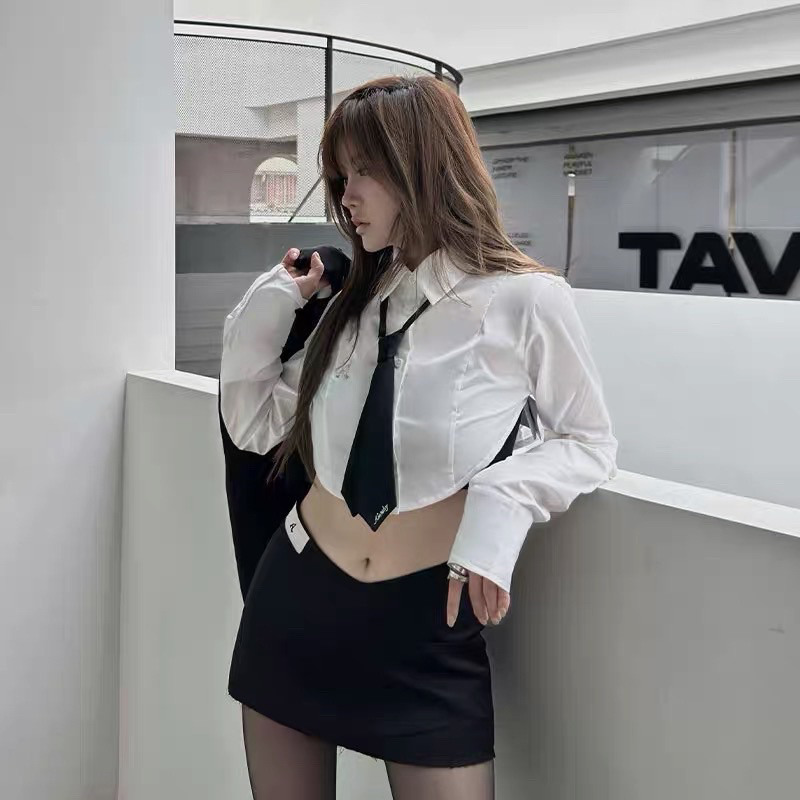 Set áo vest croptop 4 món có ảnh thật