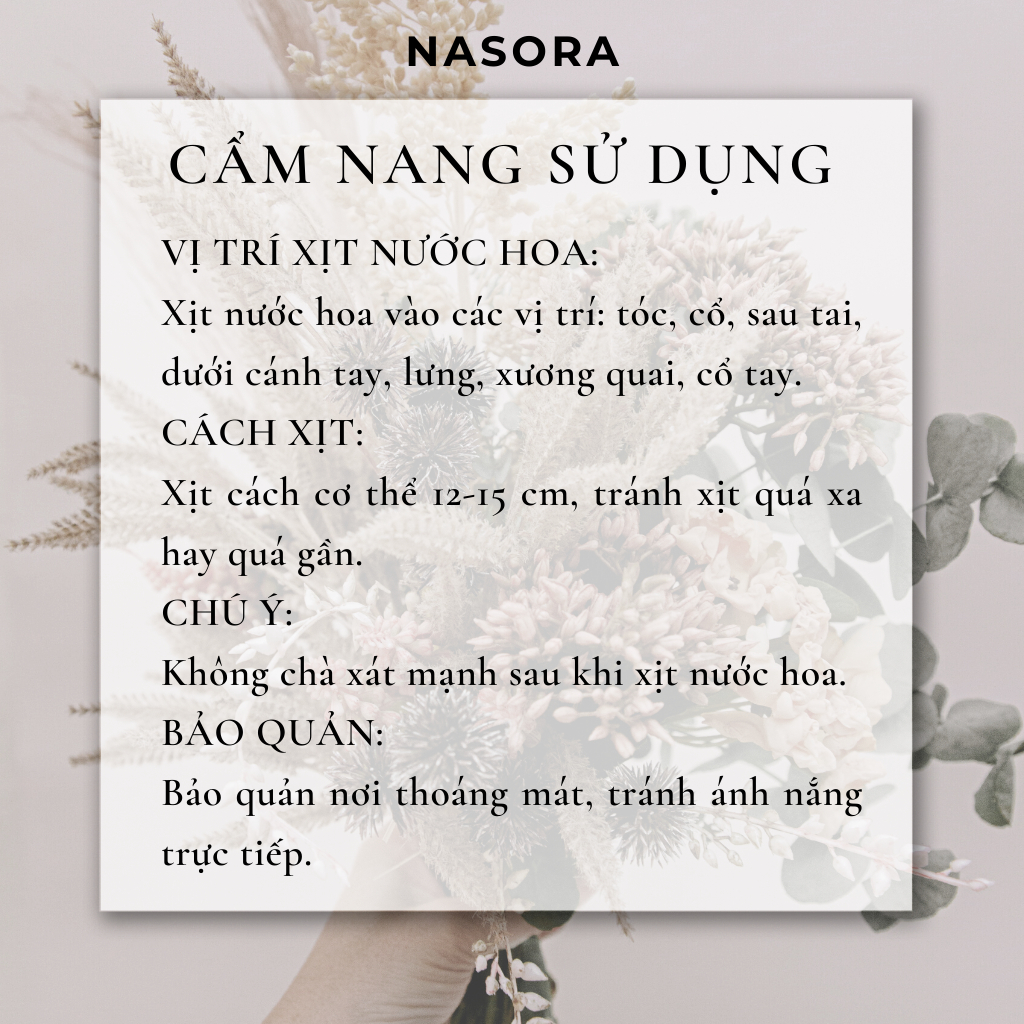 Nước Hoa Nam Good Boy Nasora Premium Hương Thơm Thanh Lịch, Tươi Mát, Sang Trọng, Nam Tính, Chai Xịt 10ml